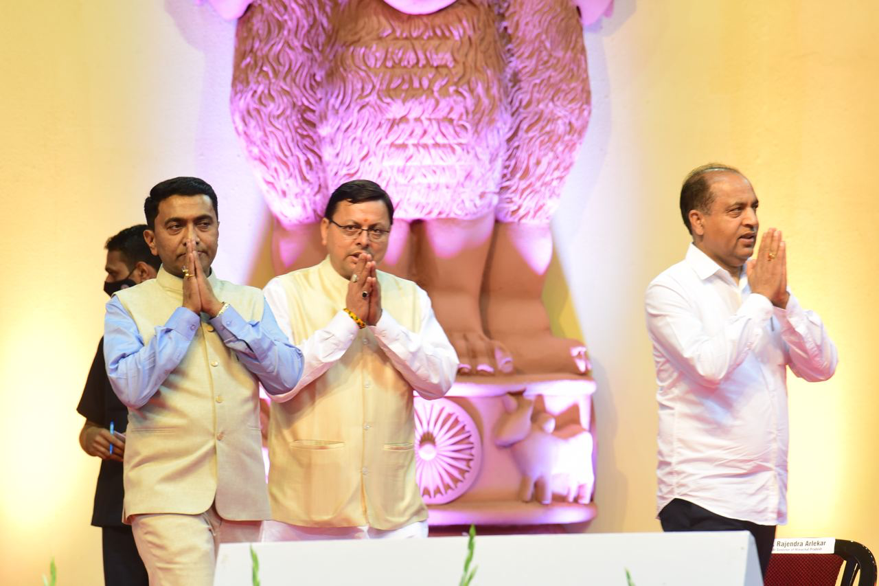 CM Dhami attended the oath ceremony of Goa CM deshhit news