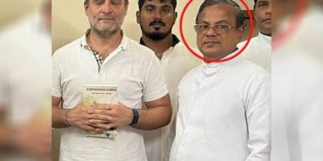 rahul gandhi with George Ponnaiah